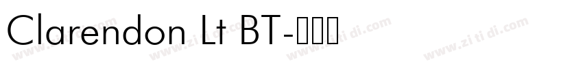 Clarendon Lt BT字体转换